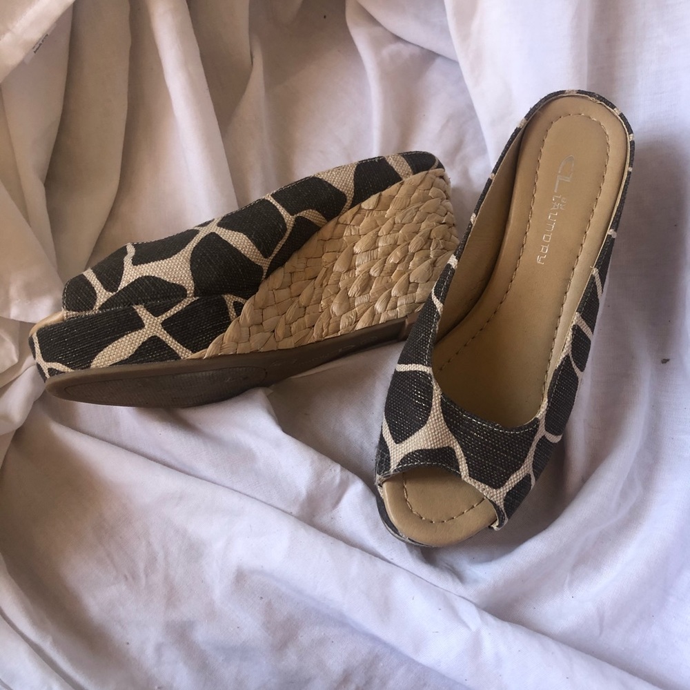 Animal Print Wedges